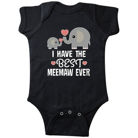 Best Meemaw Ever Grandkids Gift Infant Creeper