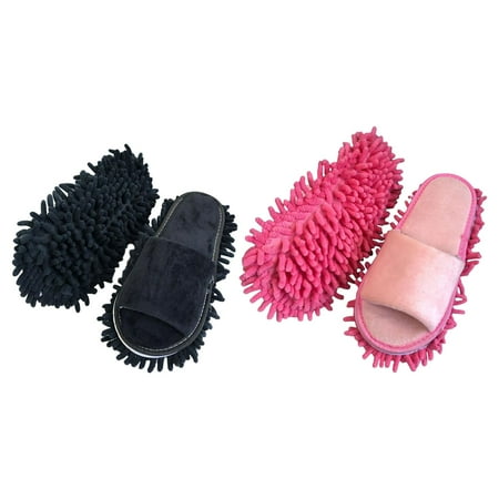 

2Pcs Mop Slippers Soft Household Cleaning Shoes for Floor 106.30inchx3.74inch