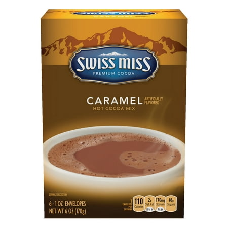 Swiss Miss Caramel Hot Cocoa Mix, 6 count