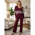 thumbnail image 2 of Set Mujer Pantalón Suéter Tejido Outfit Casual Chic, 2 of 5