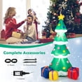 thumbnail image 2 of GVN 6 Feet Tall Blow up Christmas Tree with 3 Gift Boxes, 2 of 5
