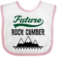 thumbnail image 3 of Inktastic Rock Climbing Future Climber Boys or Girls Baby Bib, 3 of 4