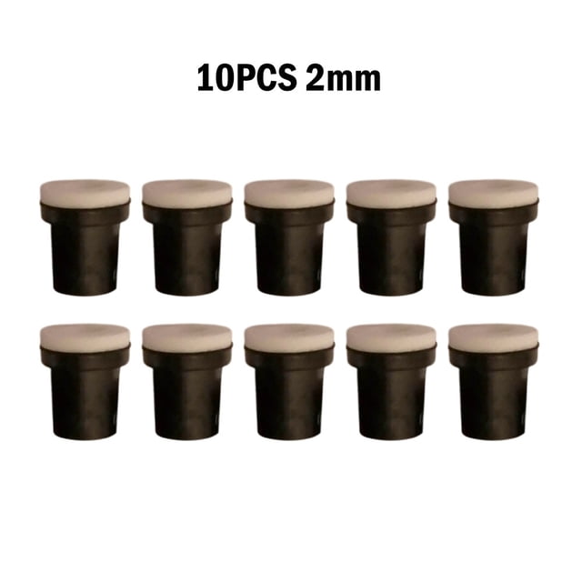 10 Pcs Embouts de Sablage 2-3,5 mm Pointe de Sablage pour Réservoirs de Sablage de 5 Gallons