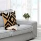 thumbnail image 5 of Fiudx Ofertas de la semana Funda de almohada moderna para el hogar, funda de cojín clásica de terciopelo con lazo de dos tonos para sofá, funda de cojín con reposacabezas para dormitorio, 5 of 6