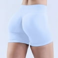 thumbnail image 4 of yunLCZ Women's Straight Leg Pants High Wa High Waist Biker Shorts For Women No Front Seam Soft Hidden Butt Scrunch Shorts Yoga Workout Gym Shorts, 4 of 4