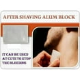 thumbnail image 3 of Alum Block  Natural Aftershave Antiseptic Astringent After Shave Stops Bleeding Razor cuts nicks 70gm, 3 of 9