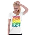 thumbnail image 3 of NASA Worm Logo Rainbow Gradient Women's Plus Size Shirt Brisco Brands 3X, 3 of 5