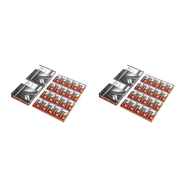 Vogacara Cuchillas de afeitar para hombres, cuchilla afilada de acero inoxidable de doble filo, depilación precisa y limpia, salón de Type2 NO2