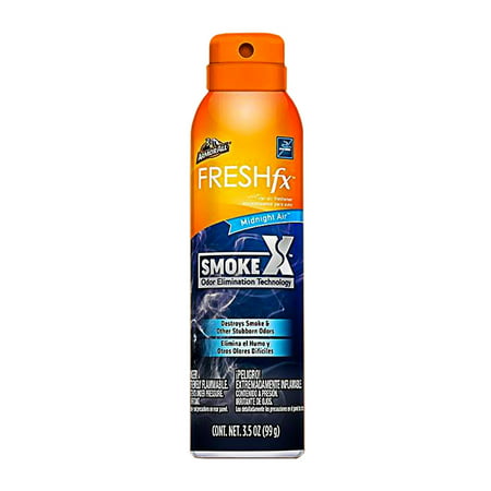 Armor All Smoke-X 3.5oz Spray Smoke Odor Eliminator, Midnight Air Scent (Best Smoke Odor Eliminator For Cars)