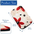 thumbnail image 4 of Seven Starred Ladybird Furry Printed Soft 12.5x8.2 Inch Car Armrest Mat Cover Pad Accessory, 4 of 6