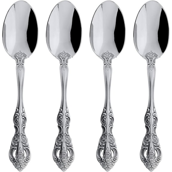Oneida Michelangelo Dinner/Oval Soup Spoon, Set of 4