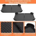 thumbnail image 3 of 2 Pcs Air Fryer Anti Splatter Accessories for Ninja AF400EU & AF451EU, Reusable Silicone, Prevents Grease Splashes, 3 of 4
