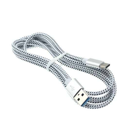 6ft USB Cable for Samsung Galaxy A50/A20/A10e - Type-C Charger Cord Power Wire USB-C Long Braided V5L