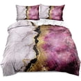 thumbnail image 2 of Duvet Cover Set Full Size Sequin Gold Bedding Comforter Covers with 2 Pillow, 2 of 7