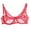Red, variant on Loopsun Plus Size Bras for Women, Womens Steel Ring Gathering Bra Underwear Daily Bra Black XL