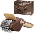 thumbnail image 4 of BBQ Grill Brush for Outdoor Grill, Cordless Electric Grill Cleaner with 700 RPM Stainless Steel Brush, Rechargeable Grill Cleaning Brush, Brown, 4 of 9