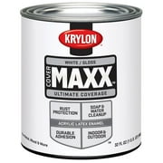 Krylon Latex Enamel Gloss White Quart