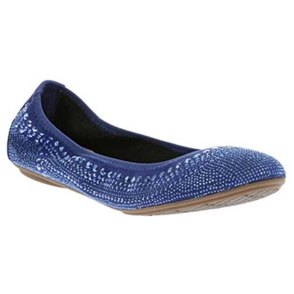 dark blue flats