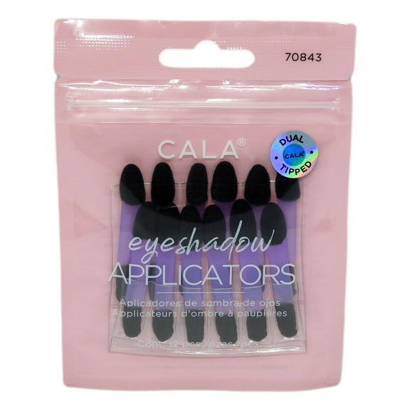 Cala Double-tip eyeshadow applicators 12 count, 12 Count