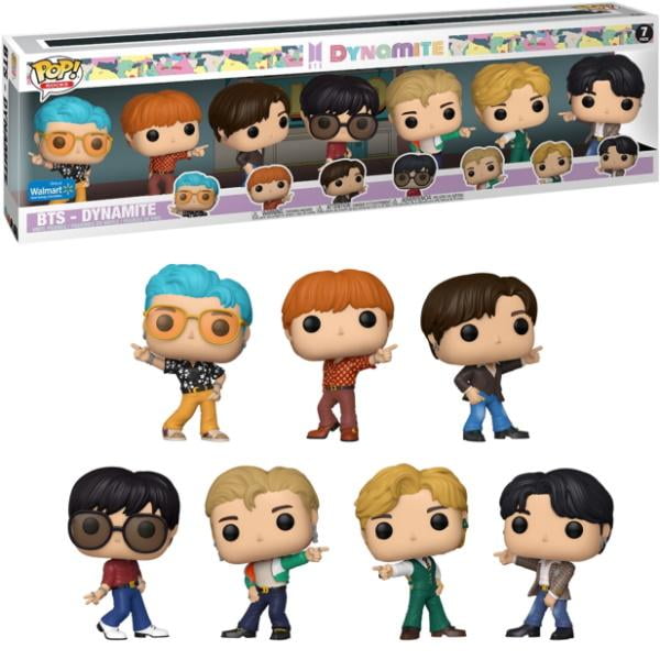 Funko POP! Rocks: BTS Dynamite - 7-Pack of Vinyl Figures - Walmart