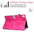 thumbnail image 4 of Allytech for iPad 10.9" 10th Gen Case with Pen Slot/ Card Holder, Shockproof PU Leather and TPU Bumper Anti-Slip Kickstand Magnetic Closure Wallet Case for iPad 10th Gen 2022, Rose, 4 of 7