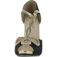 thumbnail image 3 of Bonnibel Womens Tiara-2 Stiletto Heel Glitter Evening Wedding Promo Sandals Shoes, 3 of 4