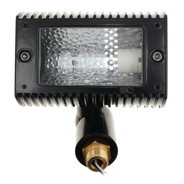 Kim Lighting EL215BL Micro-Flood Landscape Light, 100W T4 Halogen, 120V, Black