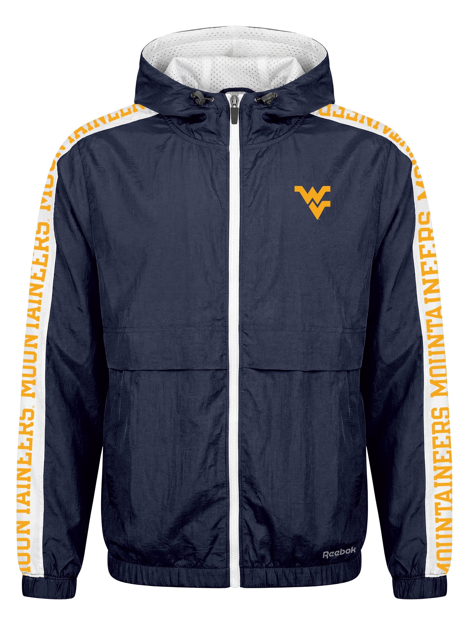 West Virginia Mountaineers Reebok Womens Colorblocked Full Zip Jacket