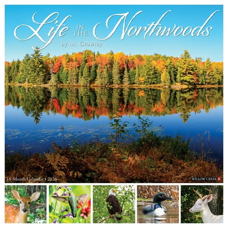 Life in the Northwoods 2026 Wall Calendar