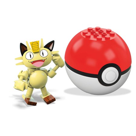 Mega Construx Pokemon Meowth Buildable Figure