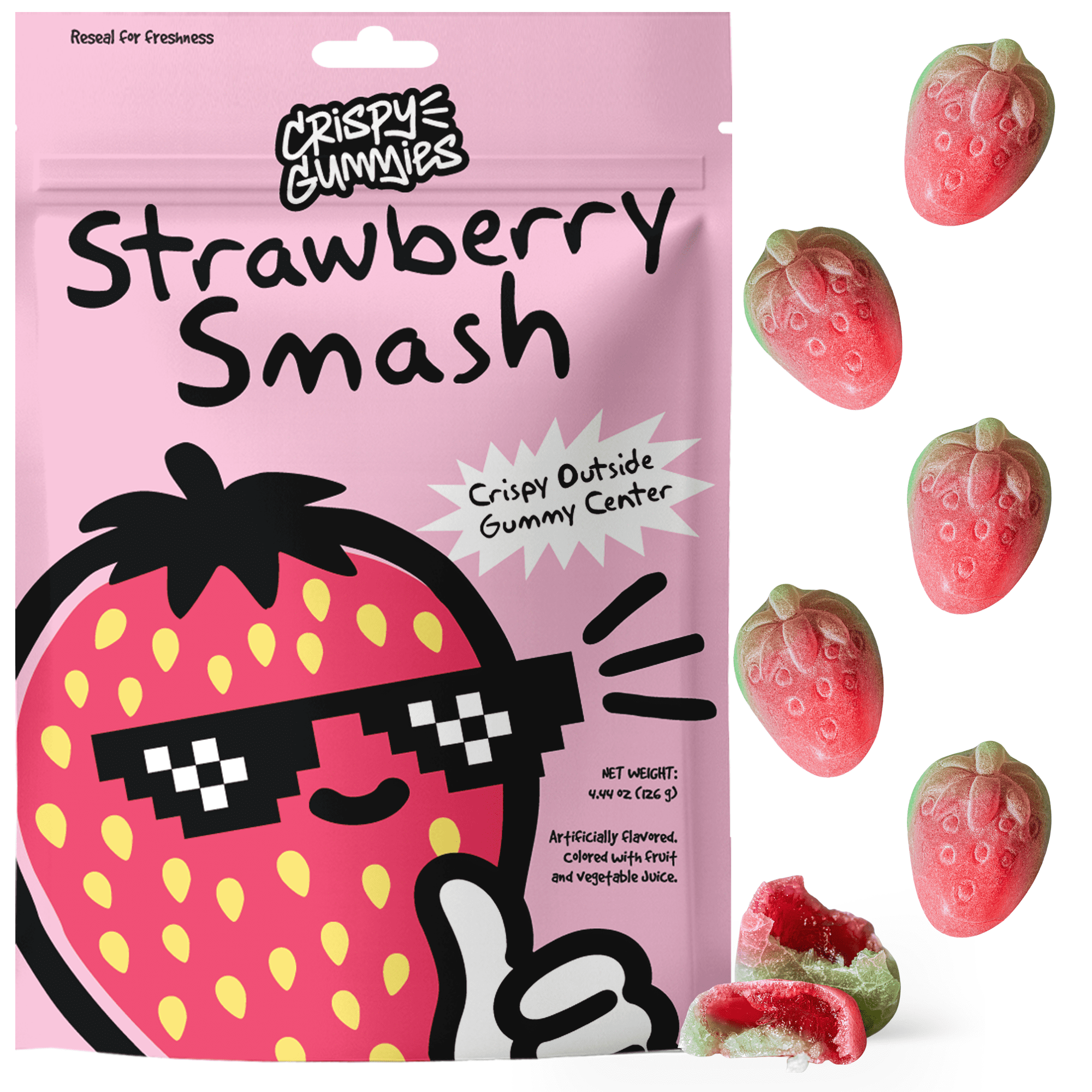 Frankford, Disney Stitch Fruit Flavor Gummy Heart Box, 3.17oz