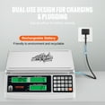 thumbnail image 4 of VEVOR Industrial Counting Scale, 30 kg x 1 g, Digital Scale for Parts and Coins, g/kg/lb Units, Electronic Gram Scale Inventory Piece Counting Scale Kitchen Jewelry Counting Scale with 3 LCD Screens, 4 of 9