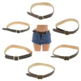 thumbnail image 3 of 1/6th Brown PU Leather Waist Belt Fit For 12" Female Figure Body Toys, 3 of 5