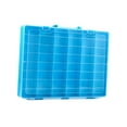 thumbnail image 3 of DOLITY Boîte de Rangement pour Jouets 48 Compartiments Transparente avec Poignée Bac de Rangement pour Perles Écrous Couture Bleu, 3 of 9