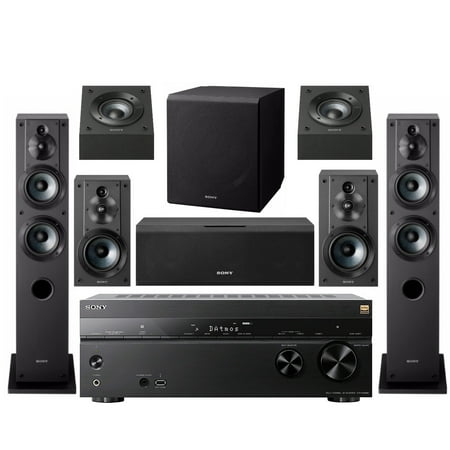 Sony 7.2-Channel Home Theater AV Receiver with Subwoofer and Speakers