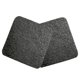 thumbnail image 5 of 2 alfombrilla absorbente de golpes engrosada para cinta de correr - Negro Sunnimix Tapetes de cinta de correr, 5 of 8