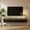 Black, variant on Demi Bonn Floating TV Stand with Touch-Sensitive LED Lighting, Built-in Power Strip (3 AC Outlets + 2 USB), Fluted Wood Wall-Mounted Entertainment Center for Living Room, Black