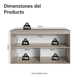 thumbnail image 2 of Gabinete Bajo Cocina Madesa Nice 120cm Con Encimera Crema 01, 2 of 5