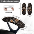 thumbnail image 6 of Xoenoiee Tiger Camo Print Office Chair Covers with Armrest Covers, Universal Protective Stretchable Computer Chair Slipcovers for Rotating Chairs, Desk Chairs, L, 6 of 6