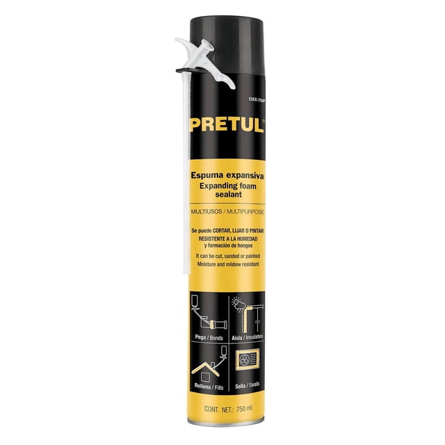Espuma expansiva, 750 ml, Pretul Pretul Pretul ESEX-750P