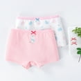 thumbnail image 2 of Kids Little Girls Cotton Underwear Toddler Soft Boxer Briefs Panties Cartoon Big Girls Undies 2-Pack for 3-11 Years, 2 of 8