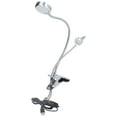 thumbnail image 3 of Clip Lampe de Bureau, Lampe de Lecture USB Alimenté Surbrillance LED Double Tête 10 Vitesses Réglables pour la Chambre à Coucher, 3 of 8