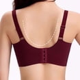 thumbnail image 4 of Njagoc3 Wireless Bras for Women V Neck Wide Straps Seamless Comfortable Underwire Free Daily Bra, 4 of 6