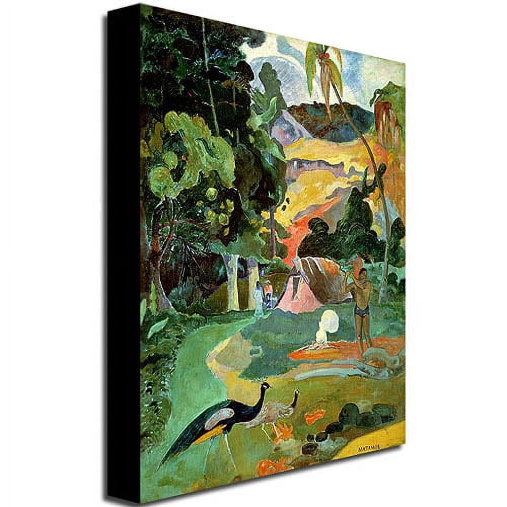 Trademark Fine Art "Matamoe" Canvas Wall Art by Paul Gauguin