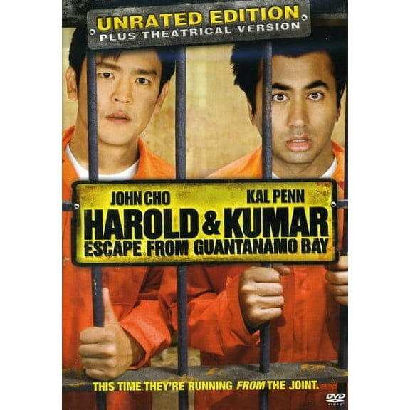 Harold & Kumar Escape From Guantanamo Bay (Unrated) (DVD), New Line Home Video, Comedy