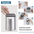 TRAHOOMini Trash Can Set, Countertop Trash Can with Lid Tiny Garbage