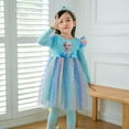 thumbnail image 5 of Princess elsa Dress Up for Little Girls Birthday Dresses Party Christmas Costumes, 5 of 8