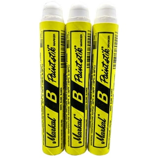 Wax tire chalk, indelible marker Yellow - PREMIUM - Stix - 12 pcs.