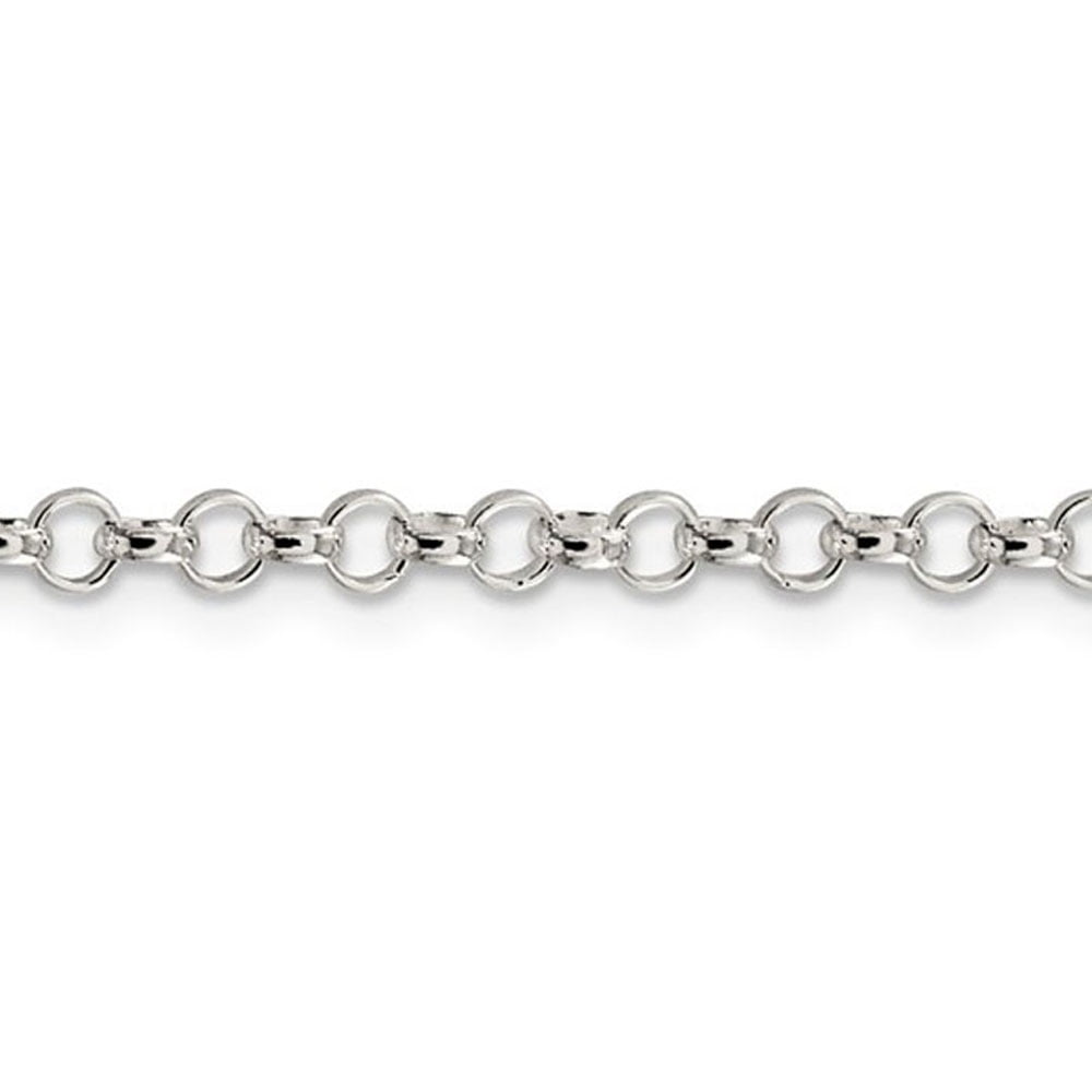 7mm Silver Rolo Chain, Thick Round Link Jewelry Making Chain, Matte An –  LylaSupplies