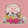thumbnail image 2 of Women's One Hundred and One Dalmatians Paw-Fectly Sweet Easter Graphic T-Shirt, 2 of 3